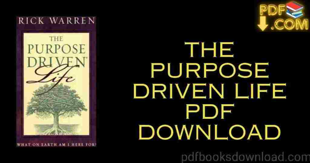 The Purpose Driven Life PDF Download