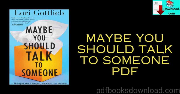 Maybe You Should Talk To Someone PDF Download